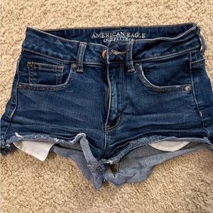 American Eagle Outfitters Dark Blue Jean Shorts
